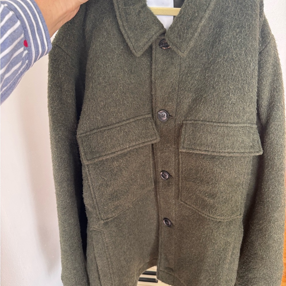 Samsoe Olive Green Wool Jacket